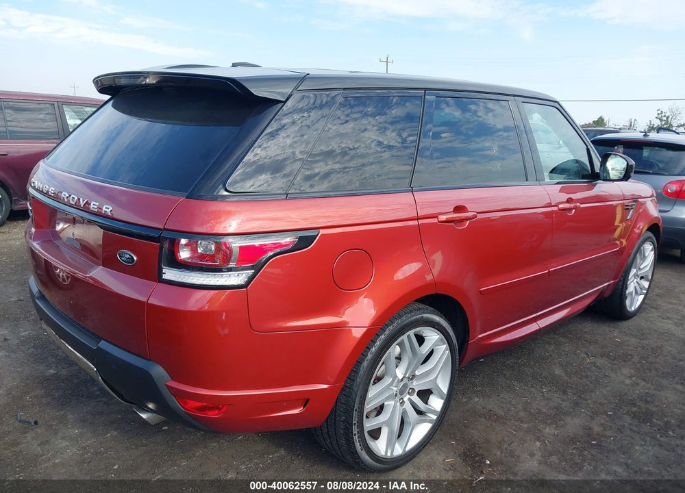 2014 LAND ROVER RANGE ROVER SPORT 5.0L V8 SUPERCHARGED AUTOBIOGRAPHY VIN: SALWV2TF7EA386594