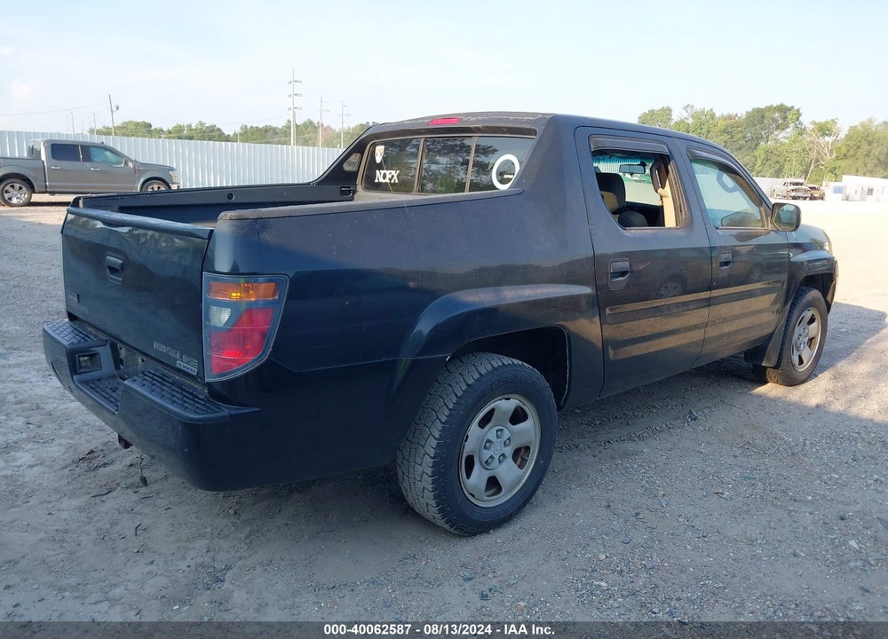 2006 HONDA RIDGELINE VIN: 2HJYK16236H551633