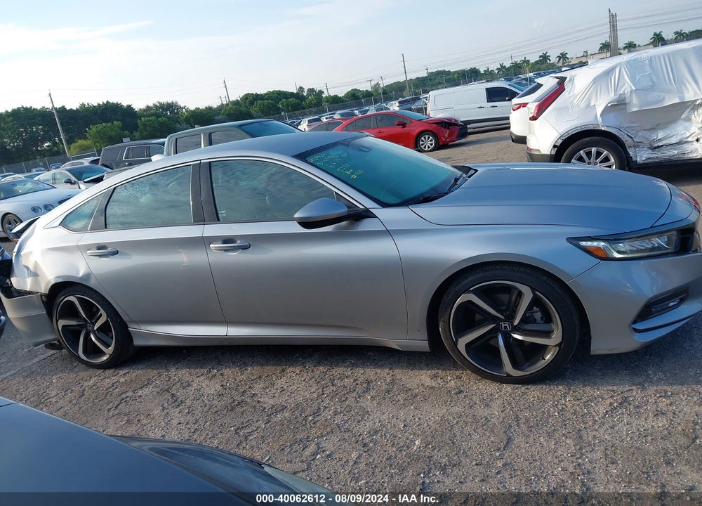 2018 HONDA ACCORD SPORT VIN: 1HGCV1F38JA265588