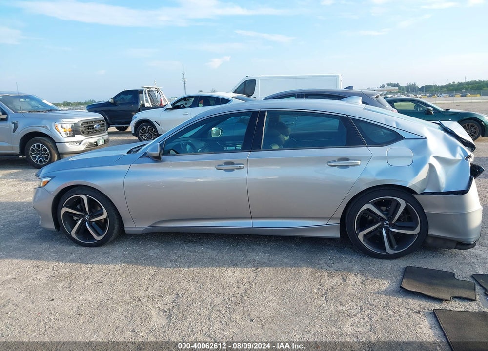 2018 HONDA ACCORD SPORT VIN: 1HGCV1F38JA265588