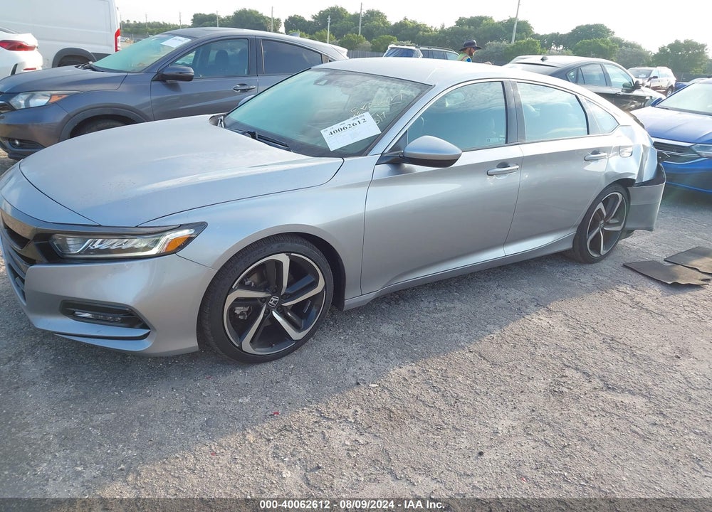 2018 HONDA ACCORD SPORT VIN: 1HGCV1F38JA265588