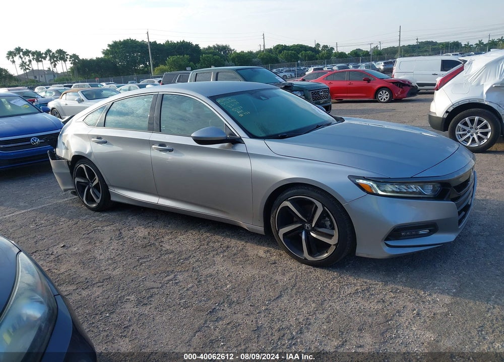 2018 HONDA ACCORD SPORT VIN: 1HGCV1F38JA265588
