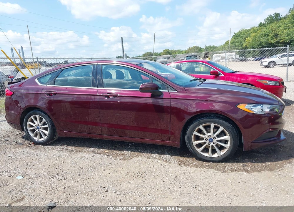 2017 FORD FUSION SE VIN: 3FA6P0HD8HR108915