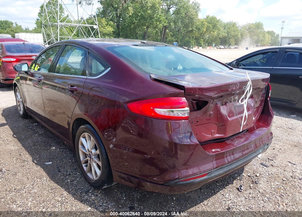 2017 FORD FUSION SE VIN: 3FA6P0HD8HR108915