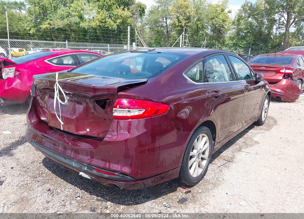 2017 FORD FUSION SE VIN: 3FA6P0HD8HR108915