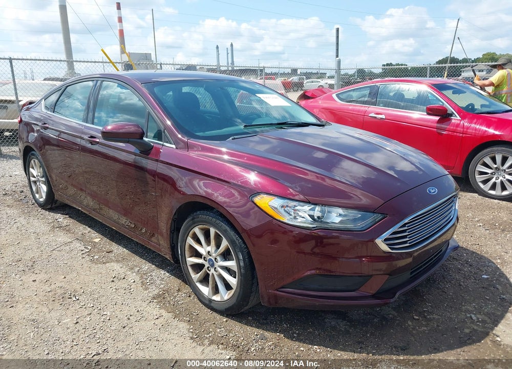 2017 FORD FUSION SE VIN: 3FA6P0HD8HR108915