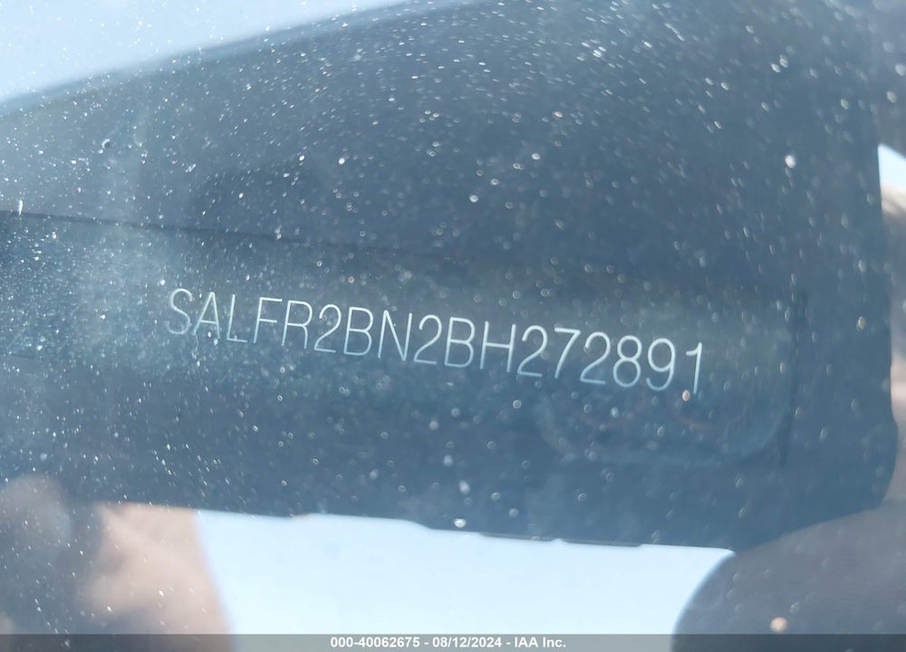 2011 LAND ROVER LR2 VIN: SALFR2BN2BH272891
