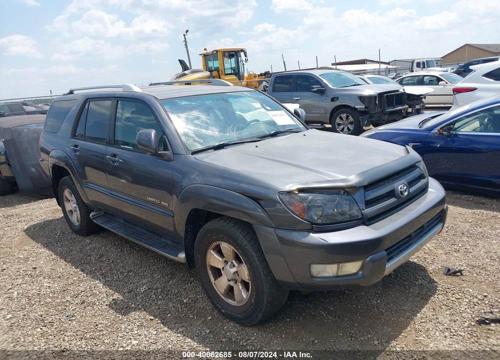 2003 TOYOTA 4RUNNER LIMITED V6 VIN: JTEBU17R030011782
