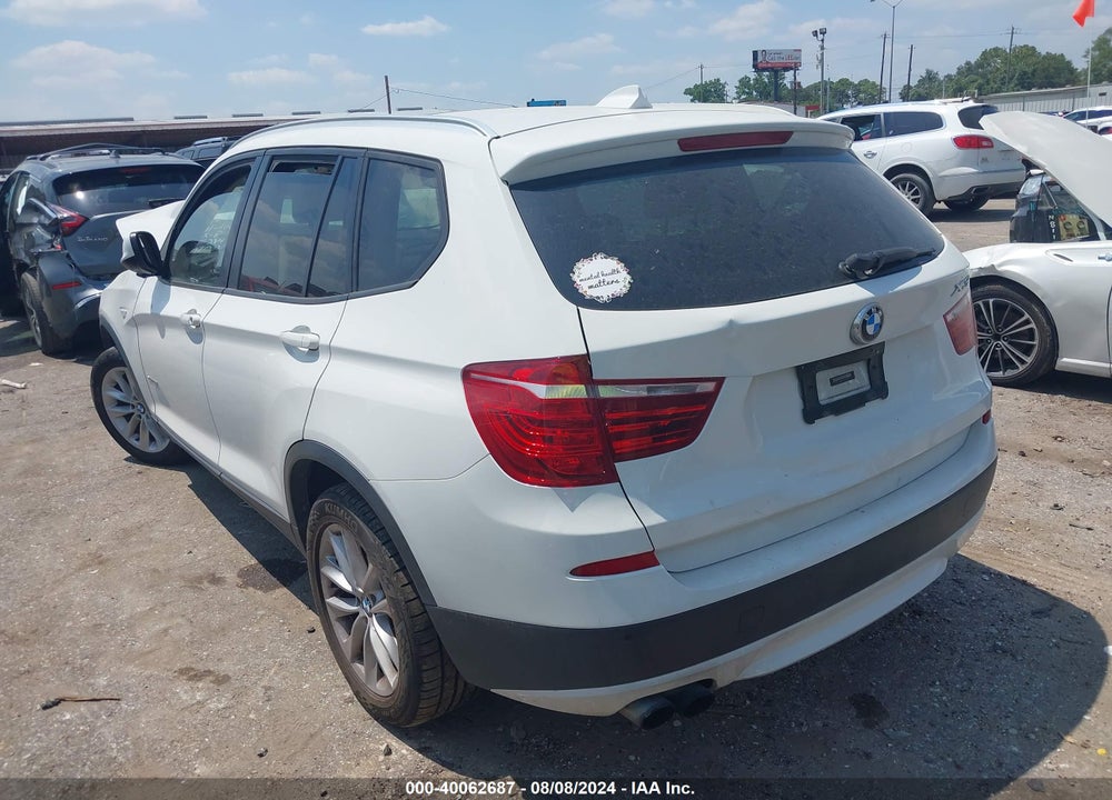 2013 BMW X3 VIN: 5UXWX9C50D0A11685