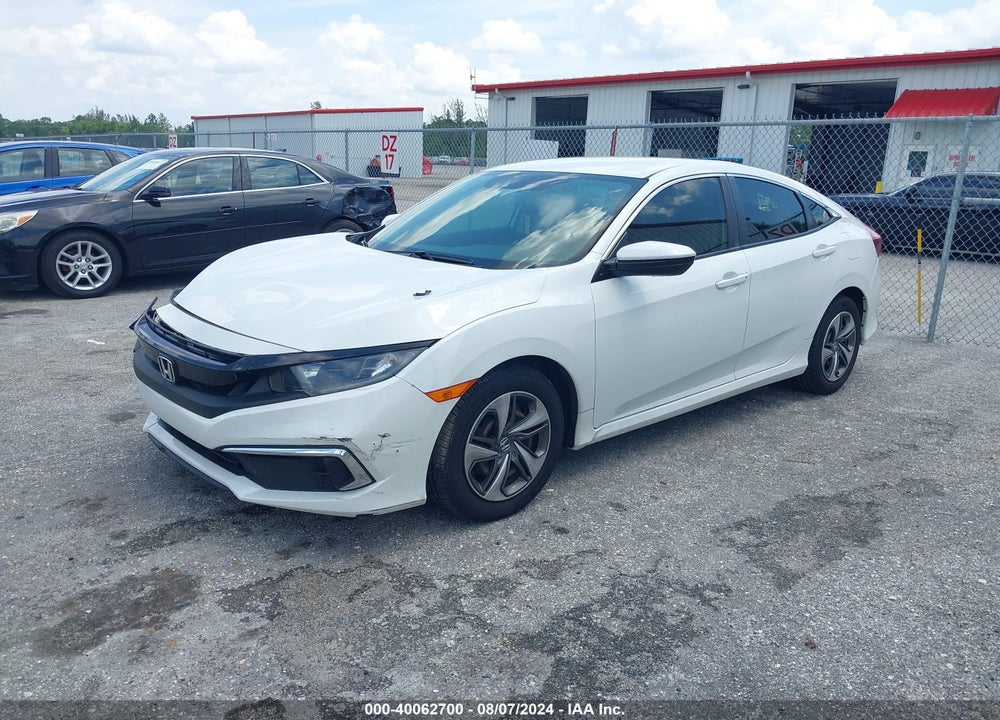 2019 HONDA CIVIC LX VIN: 19XFC2F6XKE020808