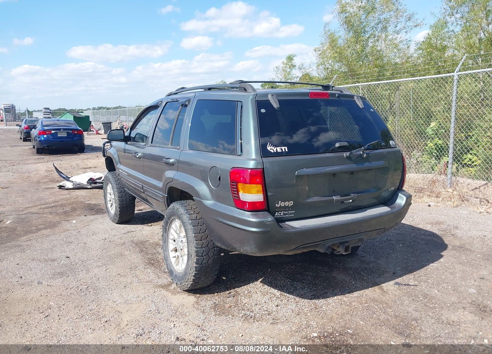 2002 JEEP GRAND CHEROKEE LIMITED VIN: 1J8GW58N22C205372