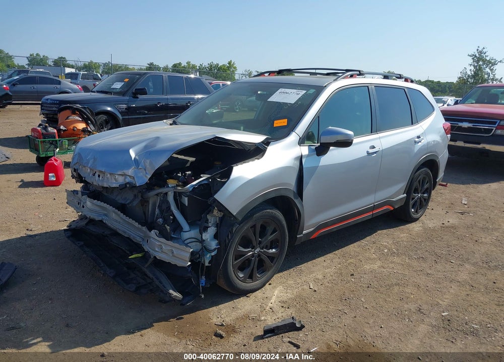 2019 SUBARU FORESTER SPORT VIN: JF2SKAPC9KH474429