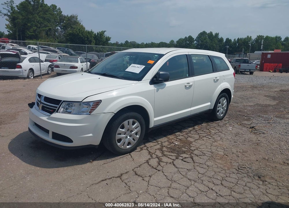 2014 DODGE JOURNEY VIN: 3C4PDCAB7ET238930