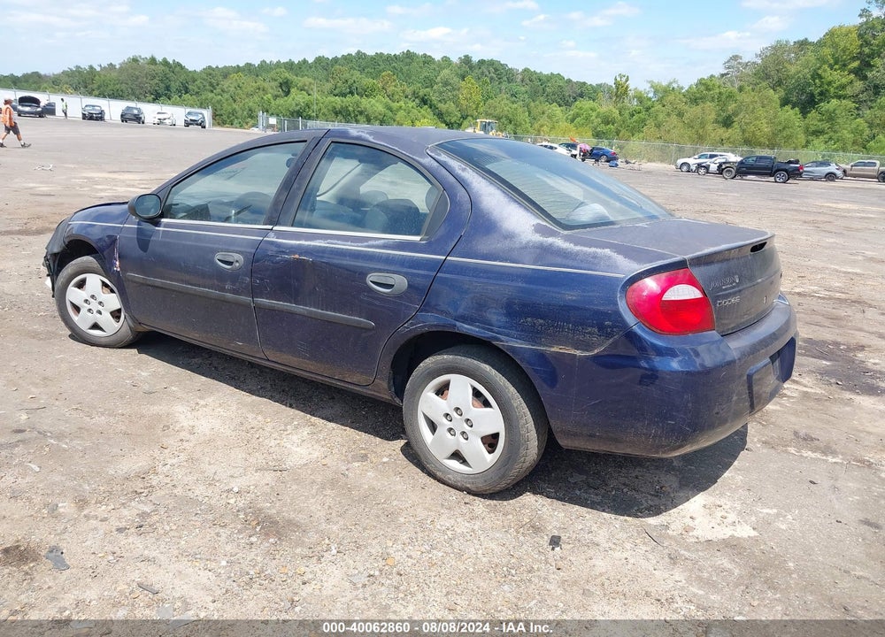 2005 DODGE NEON SE VIN: 1B3ES26C15D219130