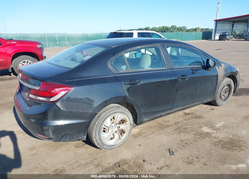 2014 HONDA CIVIC LX VIN: 19XFB2F54EE256689