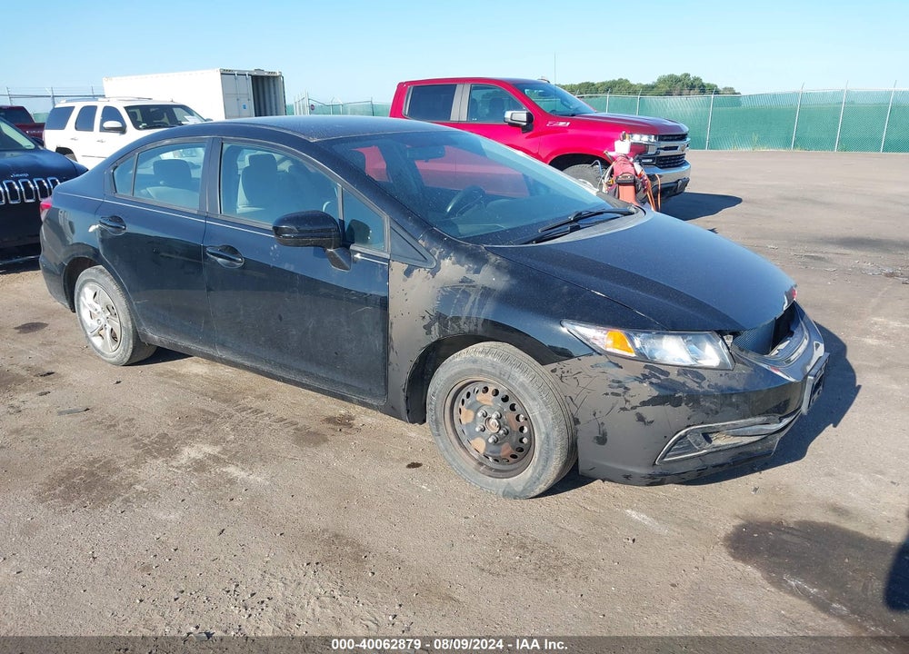 2014 HONDA CIVIC LX VIN: 19XFB2F54EE256689