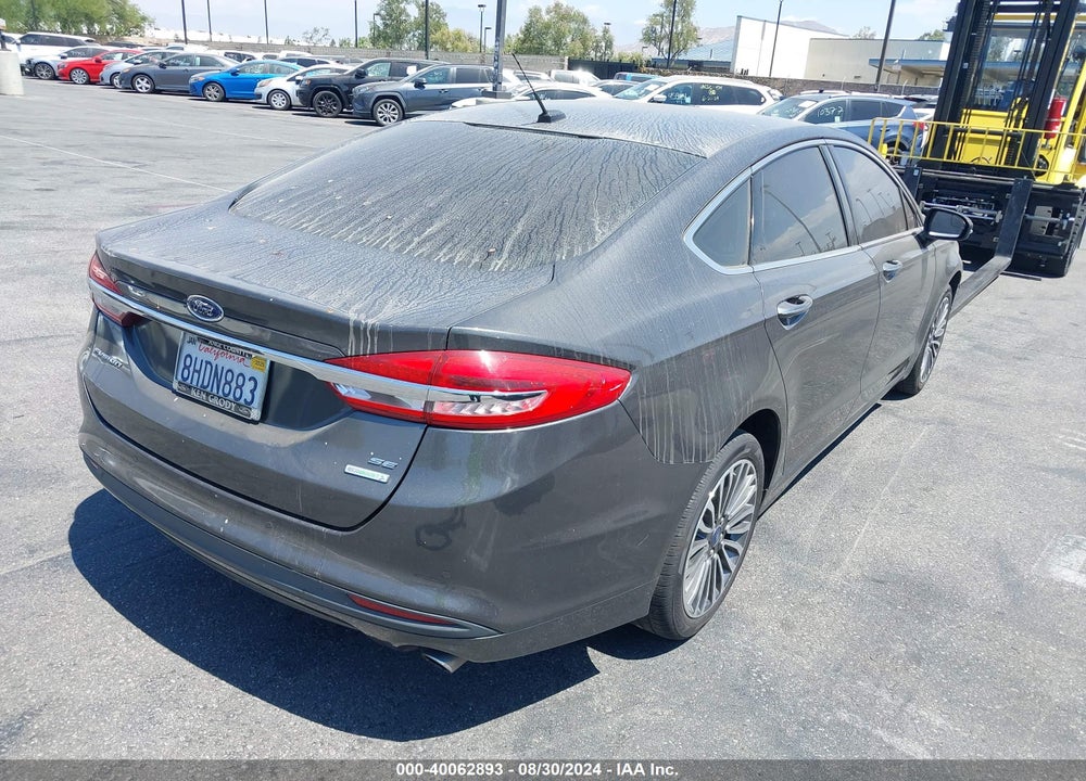 2018 FORD FUSION SE VIN: 3FA6P0HD6JR268250