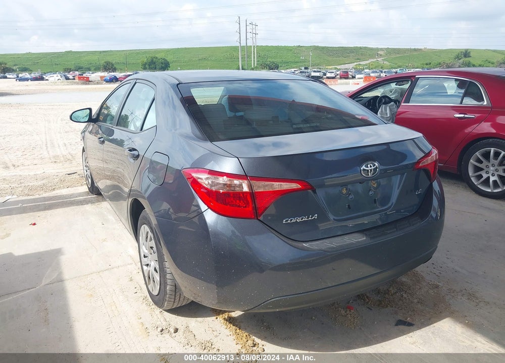 2019 TOYOTA COROLLA LE VIN: 2T1BURHE6KC228708