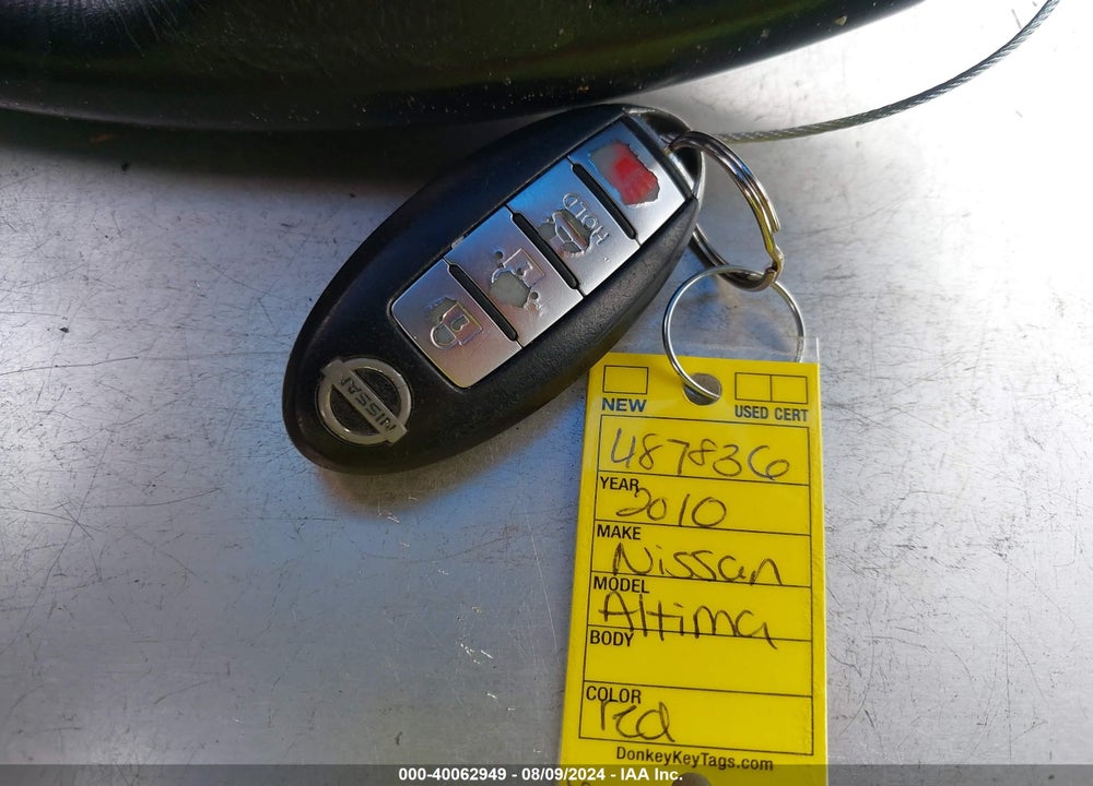 2010 NISSAN ALTIMA 2.5 S VIN: 1N4AL2AP1AN487836
