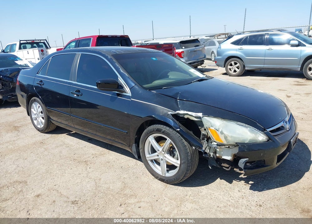 2007 HONDA ACCORD 3.0 EX VIN: 1HGCM66587A025872