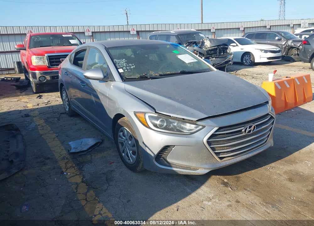 2017 HYUNDAI ELANTRA SE VIN: 5NPD74LFXHH166951