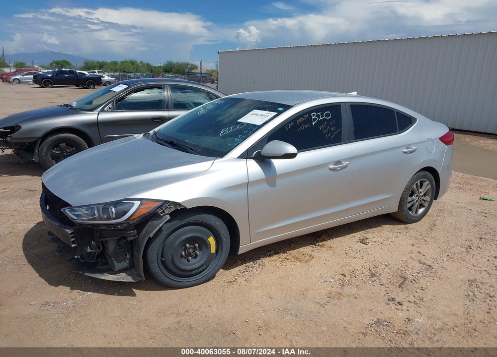 2018 HYUNDAI ELANTRA SEL VIN: KMHD84LF7JU504326