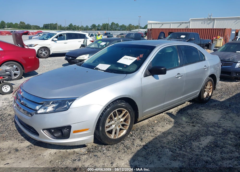2012 FORD FUSION S VIN: 3FAHP0GAXCR389706