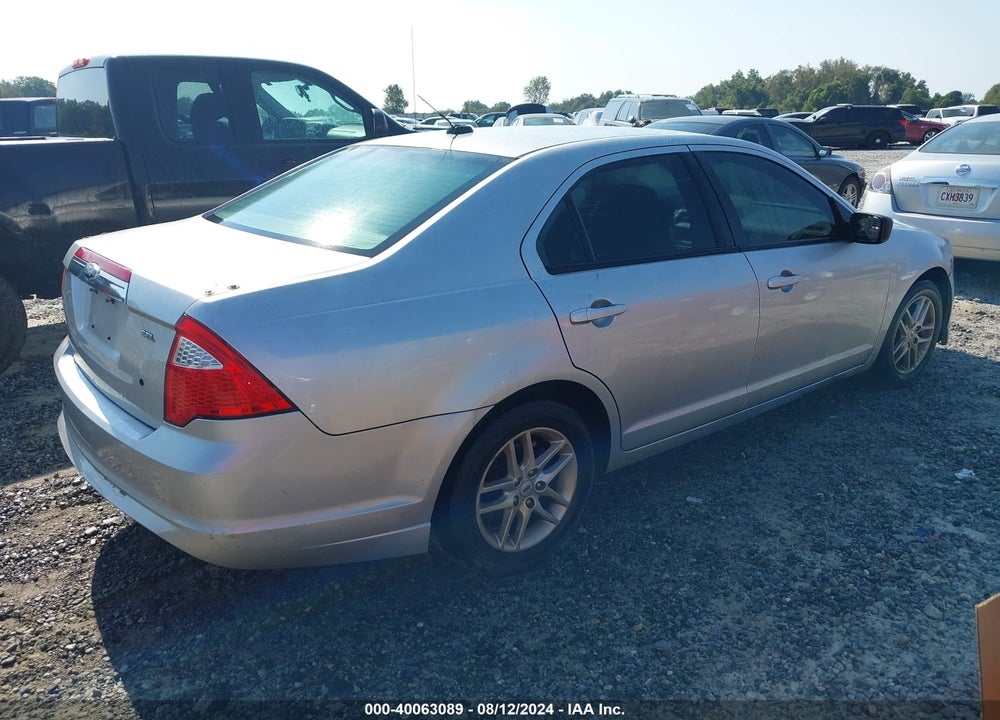 2012 FORD FUSION S VIN: 3FAHP0GAXCR389706