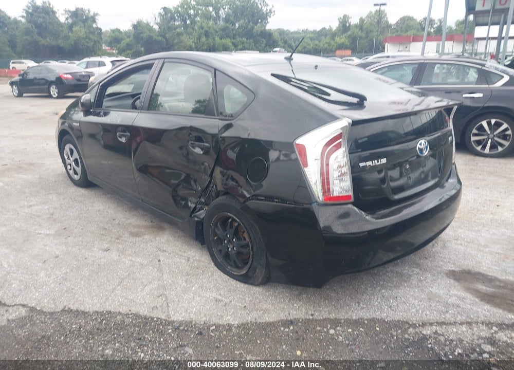 2013 TOYOTA PRIUS VIN: JTDKN3DU0D1645479