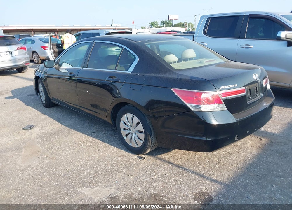 2012 HONDA ACCORD 2.4 LX VIN: 1HGCP2F35CA145685
