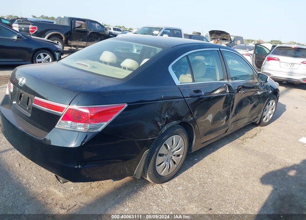 2012 HONDA ACCORD 2.4 LX VIN: 1HGCP2F35CA145685