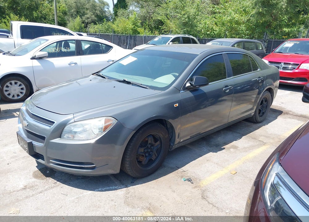 2008 CHEVROLET MALIBU VIN: 1G1ZG57B58F296755