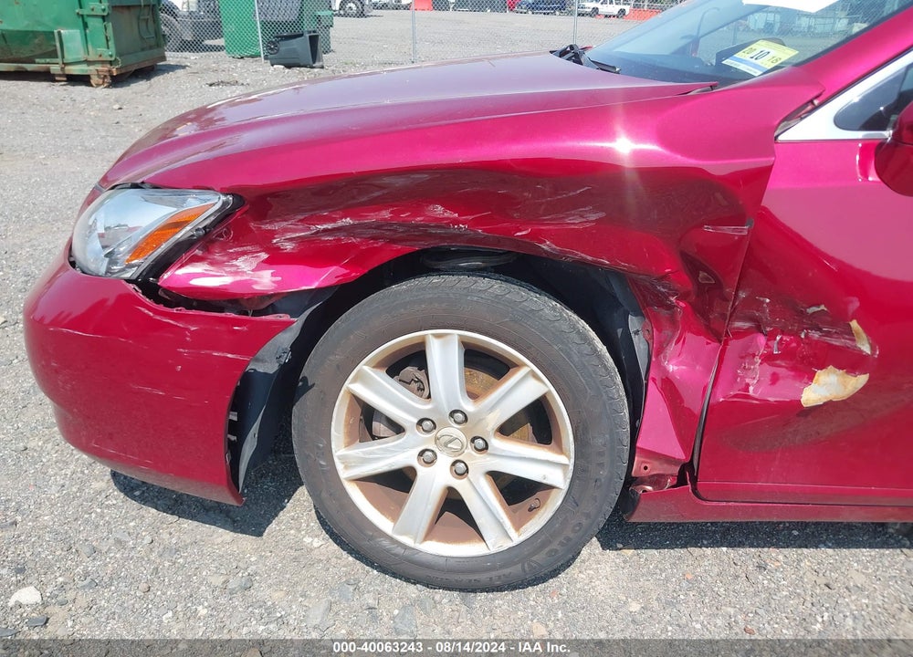 2009 LEXUS ES 350 VIN: JTHBJ46G292338310