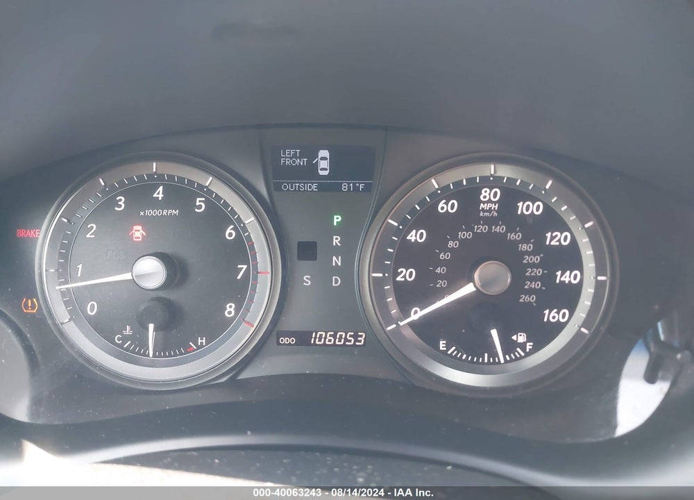 2009 LEXUS ES 350 VIN: JTHBJ46G292338310