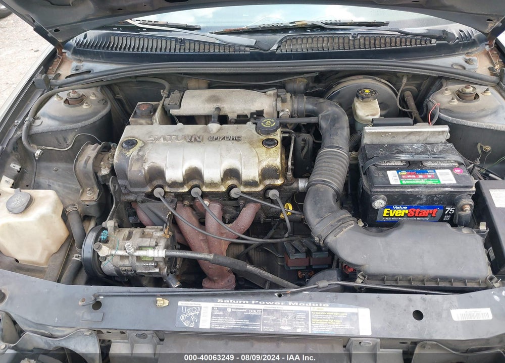 2000 SATURN SL1 VIN: 1G8ZH5283YZ144174