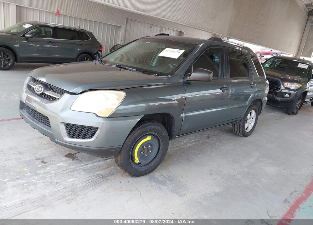 2009 KIA SPORTAGE LX VIN: KNDJF724397609504