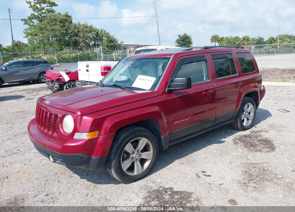 2012 JEEP PATRIOT LATITUDE VIN: 1C4NJPFA6CD590052