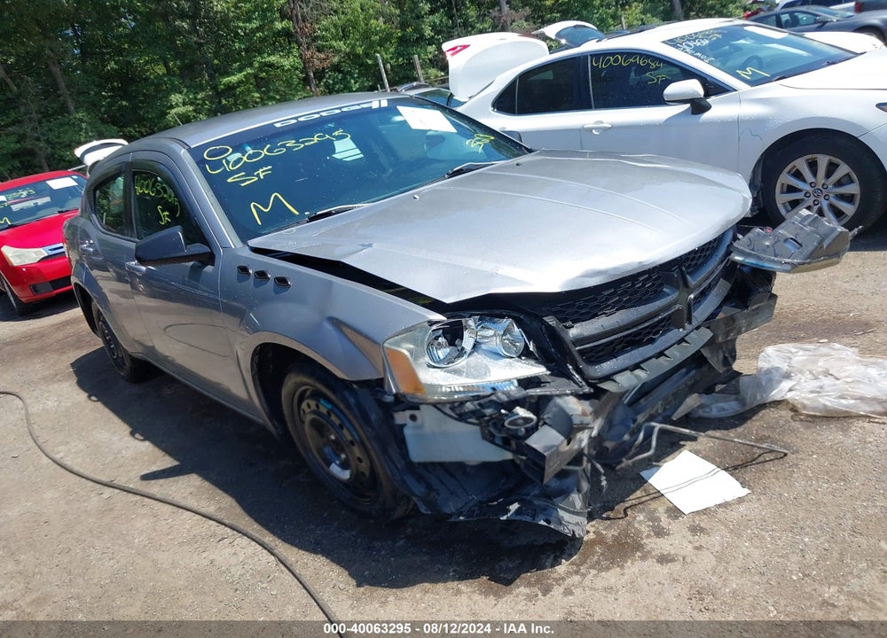 2013 DODGE AVENGER SE V6 VIN: 1C3CDZAG3DN748725