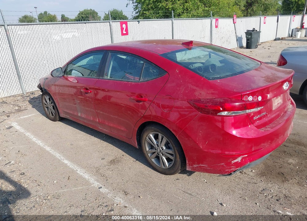 2018 HYUNDAI ELANTRA SEL VIN: 5NPD84LFXJH331187