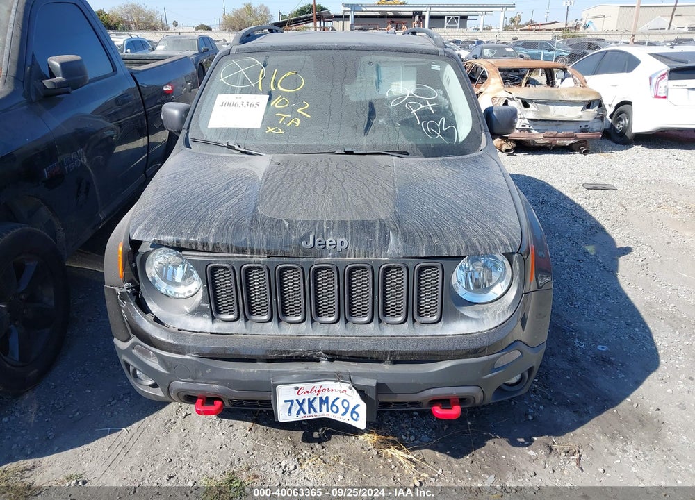 2016 JEEP RENEGADE TRAILHAWK VIN: ZACCJBCT1GPE15618