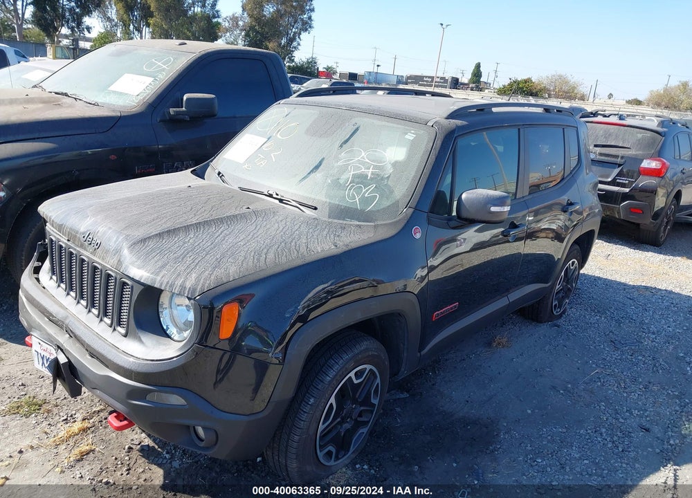 2016 JEEP RENEGADE TRAILHAWK VIN: ZACCJBCT1GPE15618