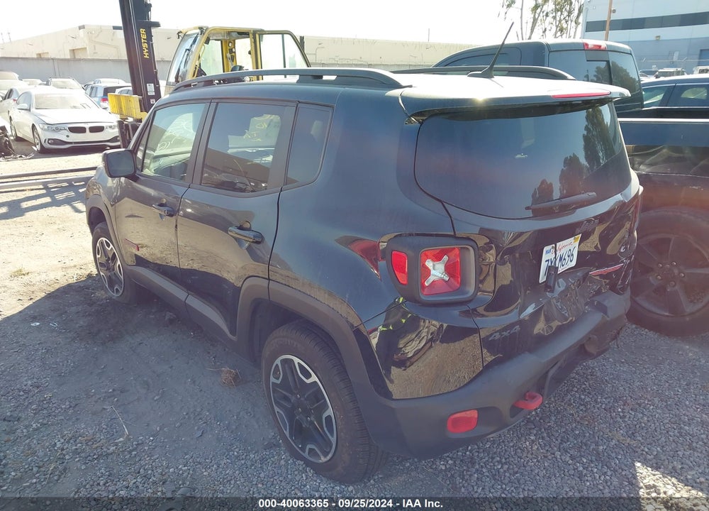 2016 JEEP RENEGADE TRAILHAWK VIN: ZACCJBCT1GPE15618