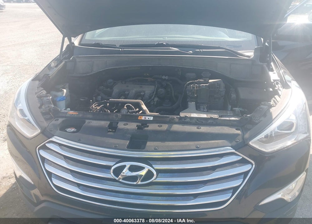 2013 HYUNDAI SANTA FE GLS VIN: KM8SM4HF0DU009577