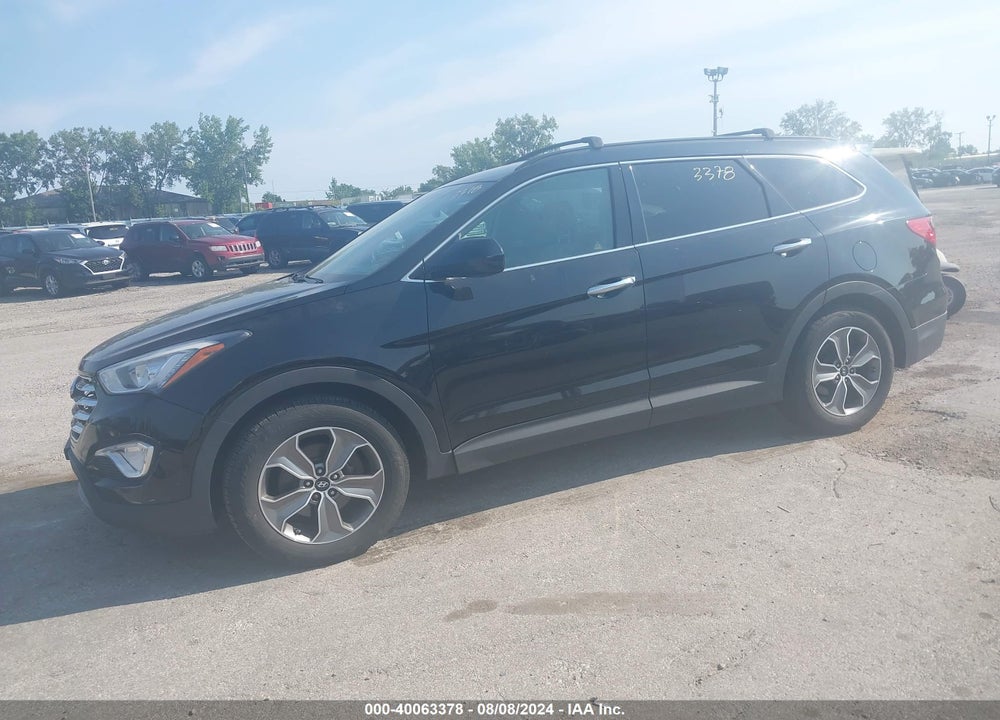2013 HYUNDAI SANTA FE GLS VIN: KM8SM4HF0DU009577