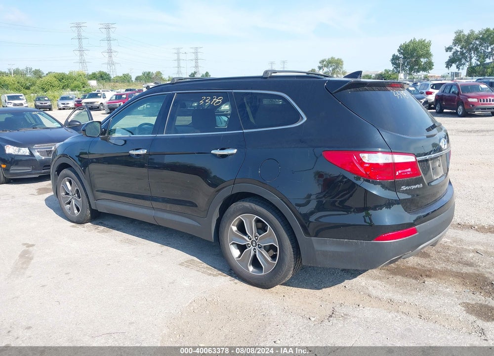 2013 HYUNDAI SANTA FE GLS VIN: KM8SM4HF0DU009577