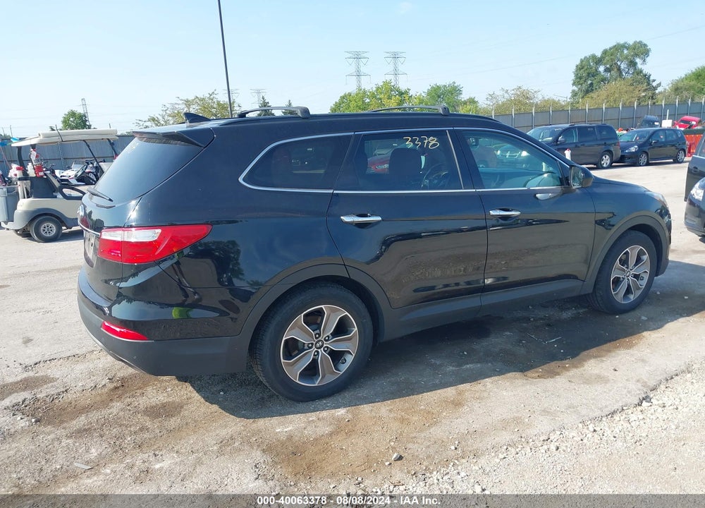 2013 HYUNDAI SANTA FE GLS VIN: KM8SM4HF0DU009577