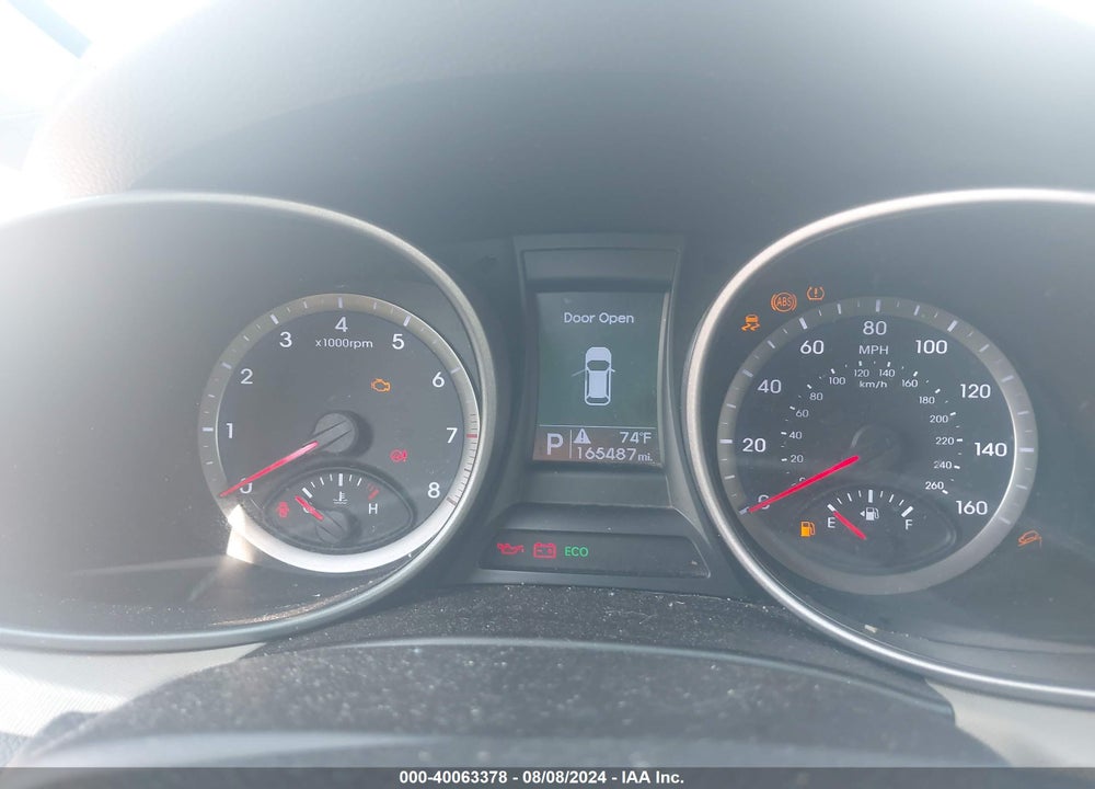 2013 HYUNDAI SANTA FE GLS VIN: KM8SM4HF0DU009577