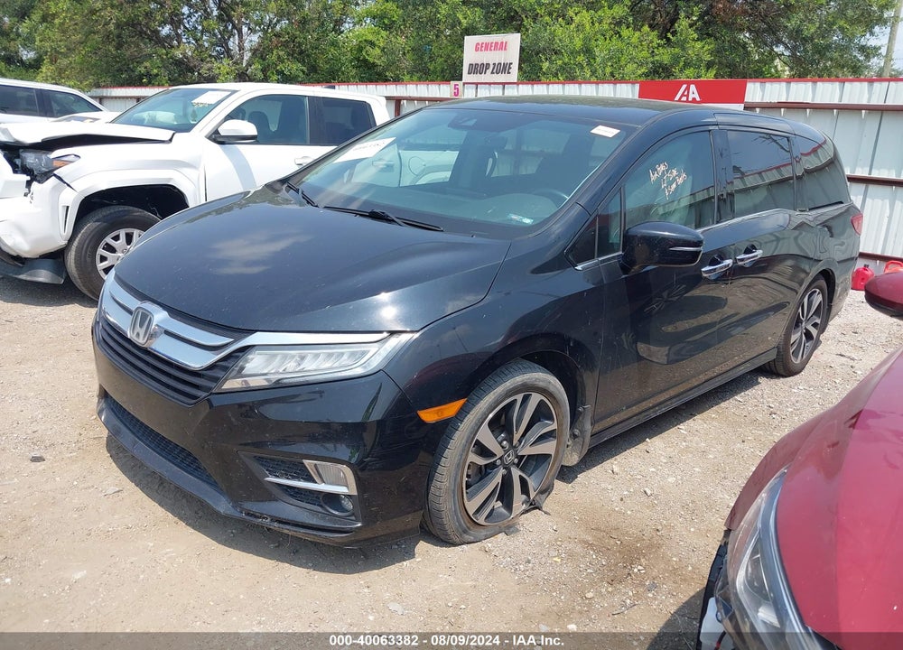 2018 HONDA ODYSSEY ELITE VIN: 5FNRL6H96JB017442