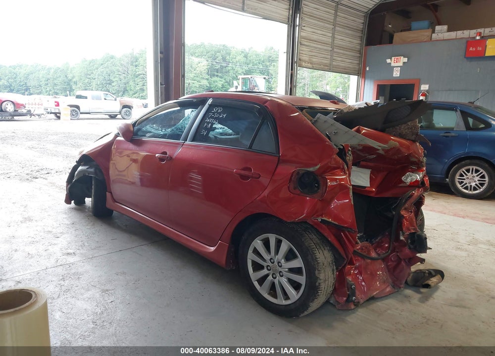 2009 TOYOTA COROLLA S VIN: 1NXBU40E69Z154942