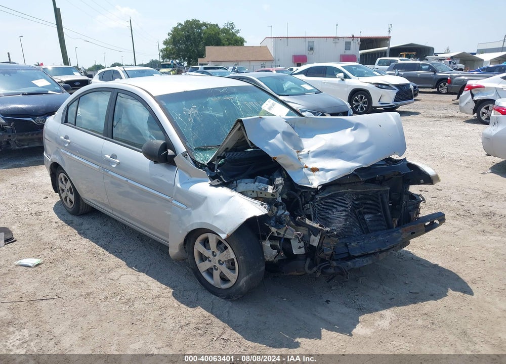 2009 HYUNDAI ACCENT GLS VIN: KMHCN46C89U329621